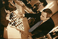 Garry Kasparov and Roman Pelts' students