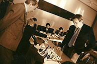 Garry Kasparov and Roman Pelts